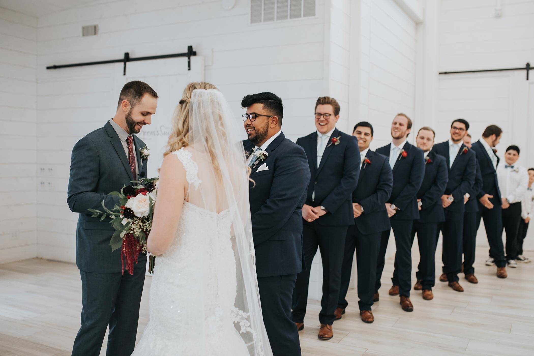 Mike Bream Officiating a Wedding