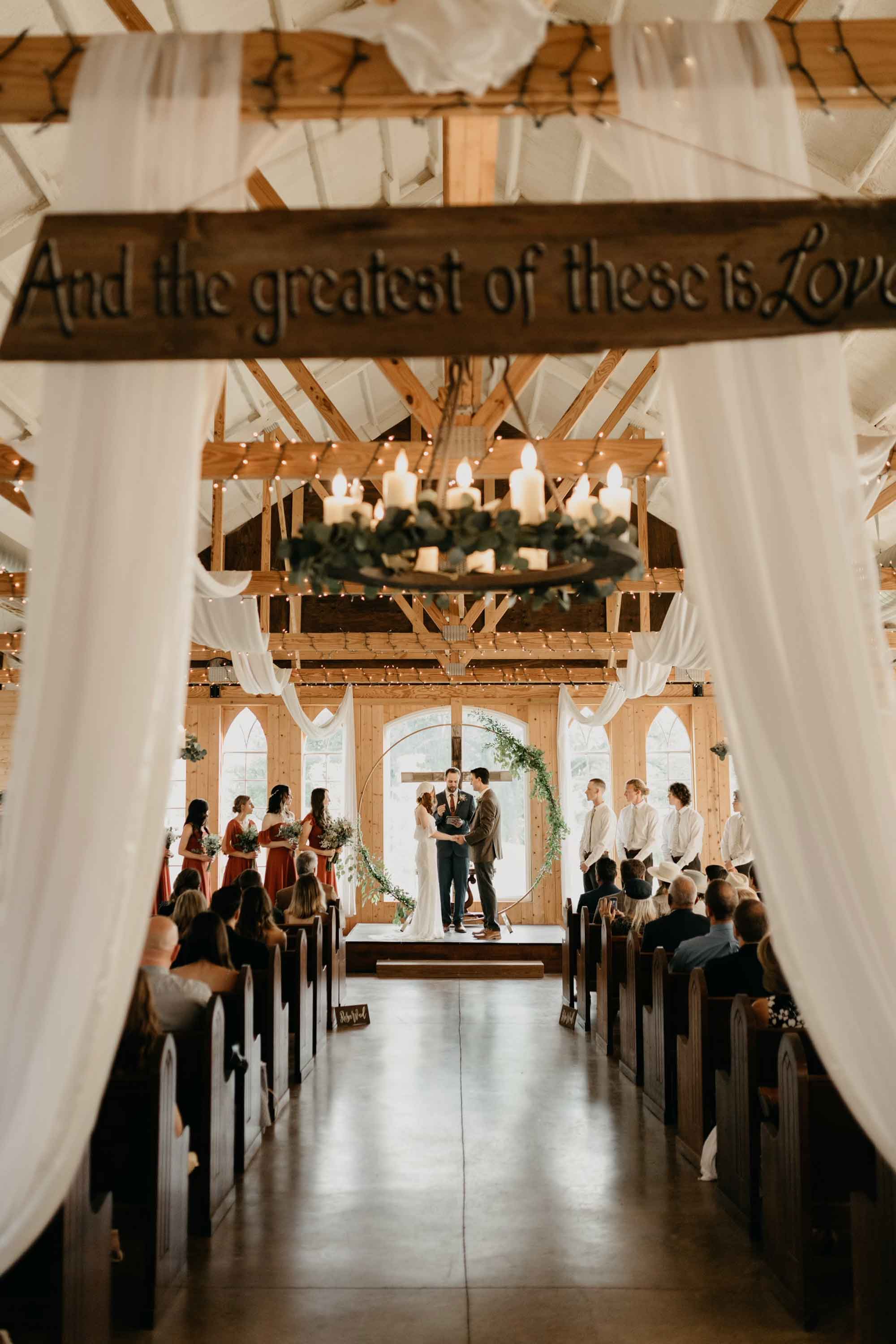 Mike Bream Officiating a Wedding